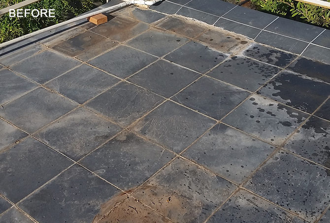 Before Slate Restoration