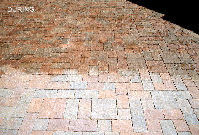 Concrete Pavers Sealing and Enhancing