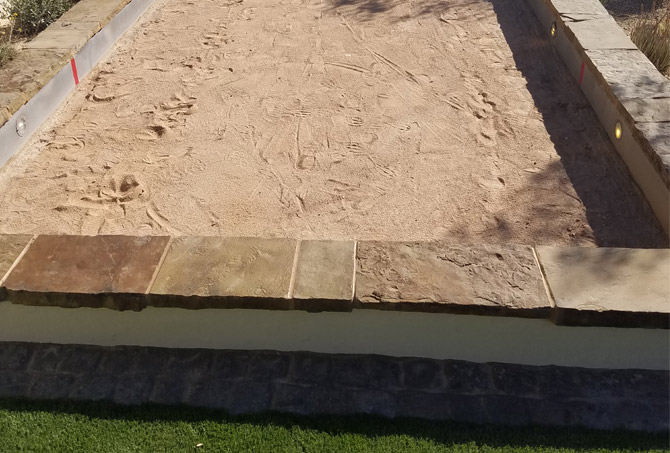 Flagstone Pool Surround Restored