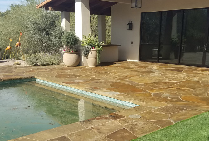 Restored Flagstone Paradise Valley