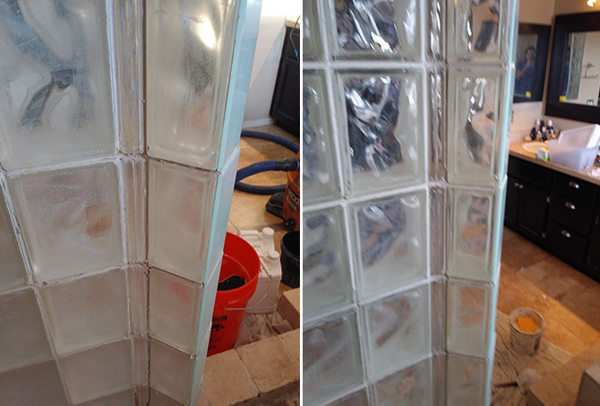 Shower Glass Restoration