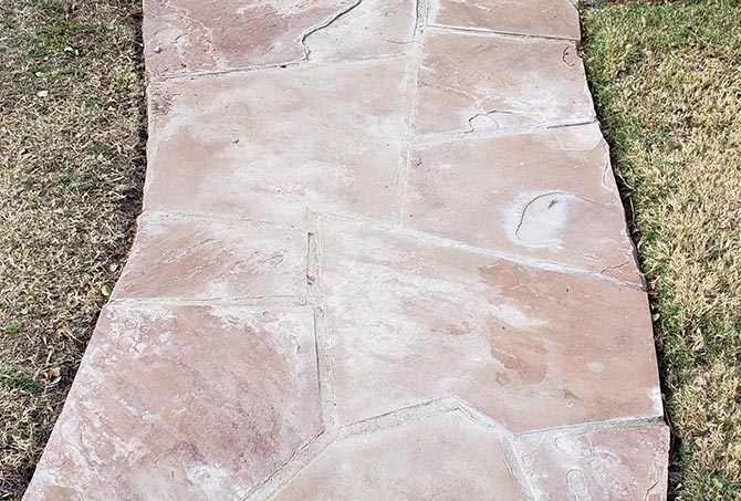 Flagstone Cleaning and Sealing