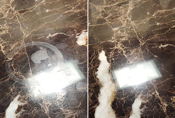 Marble Before and After