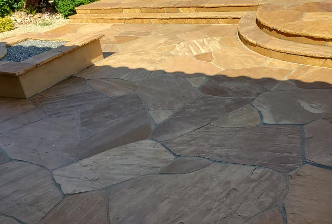 Color Enhanced Flagstone