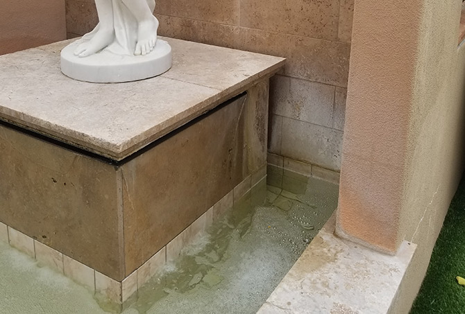 Fountain Improper Sealer