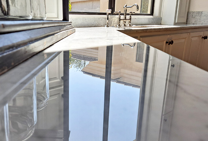 Marble Kitchen Countertops Refinished