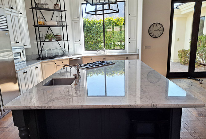 Marble Kitchen Countertops Refinished