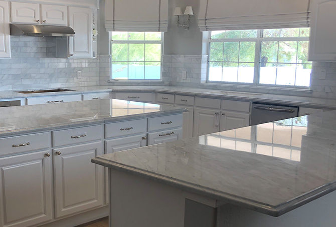 MORE™ Anti-Etch™ Marble Kitchen Countertops