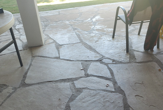 Flagstone Improper Sealer