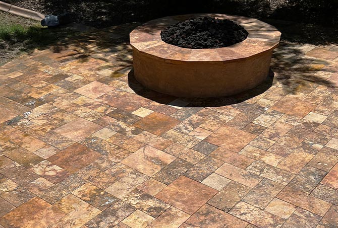 Exterior Travertine Pool and Patio Restoration