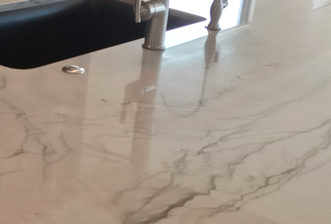 Scottsdale Quartzite Countertop Honing and Polishing