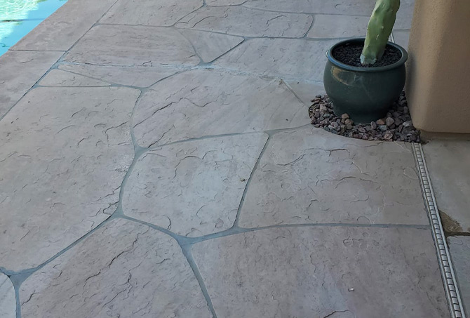 Improper Flagstone Sealer