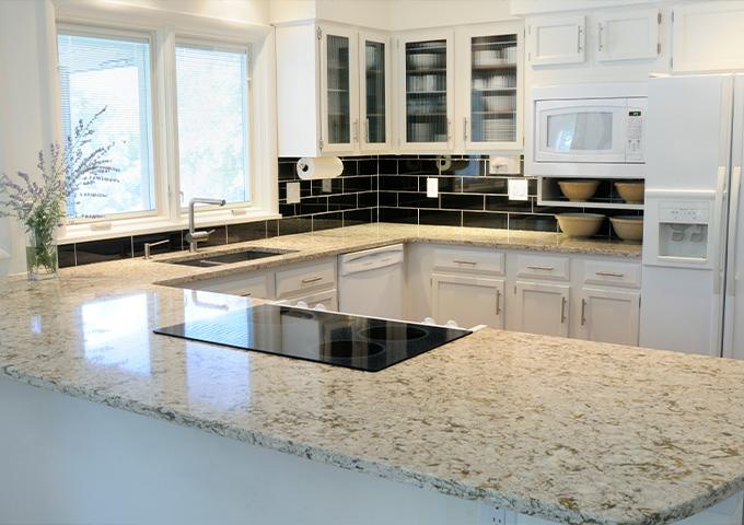 Granite countertop polishing and repair