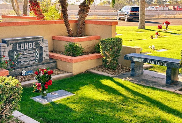 Fresh flowers complete this very special restoration project