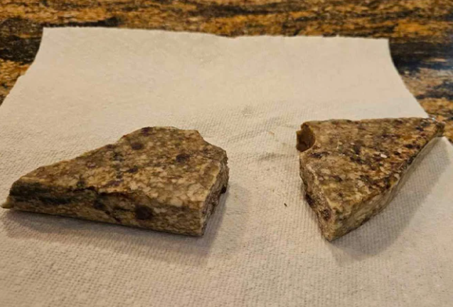 Its hard to believe this countertop was not beyond repair.