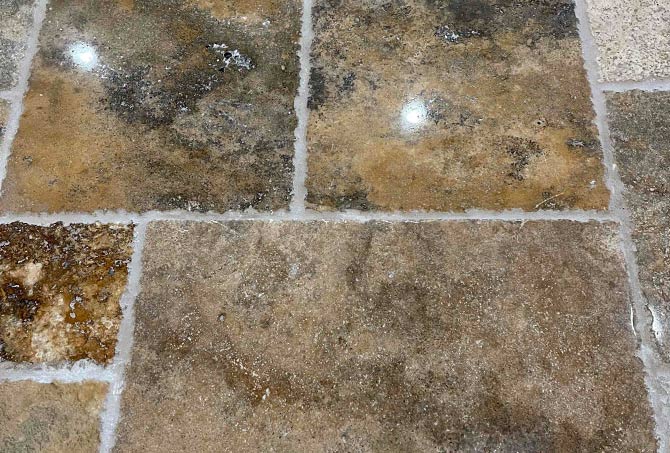 Notice the pristine appearance of the grout lines in this AFTER image