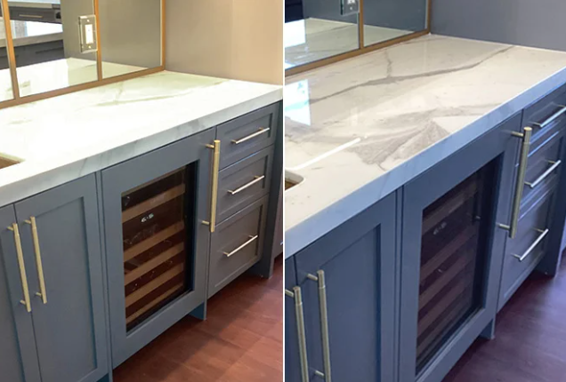 BEFORE (left) and AFTER (right)